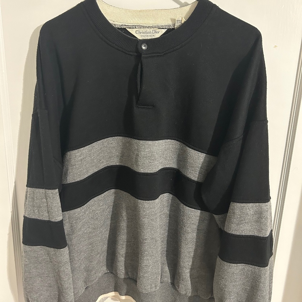 🖤VTG Christian Dior Pullover with Pockets 🖤